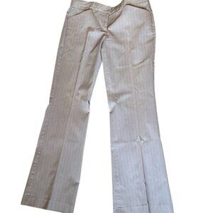 EXPRESS Design Studio Editor Pant Sz 6 Gray Pinstripe #307F